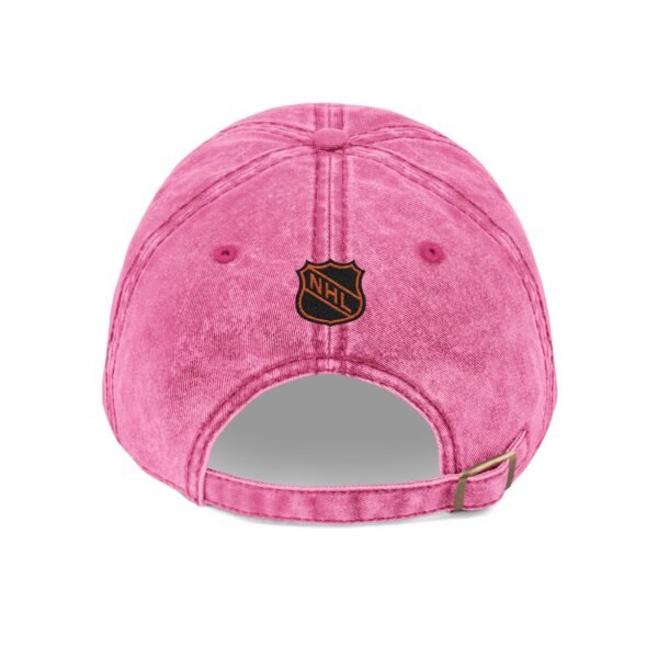 Columbus Blue Jackets Embroidered Logo on Vintage Cap - Image 9