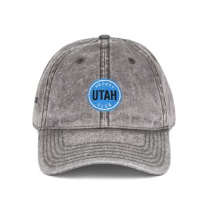 Utah Hockey Club Embroidered Logo on Vintage Cap