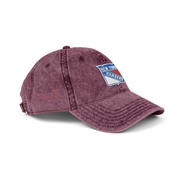 New York Rangers Embroidered Logo on Vintage Cap - Image 26