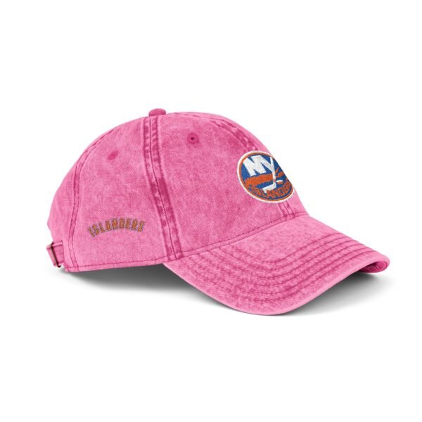 New York Islanders Embroidered Logo on Vintage Cap - Image 10