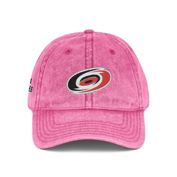 Carolina Hurricanes Embroidered Logo on Vintage Cap - Image 8