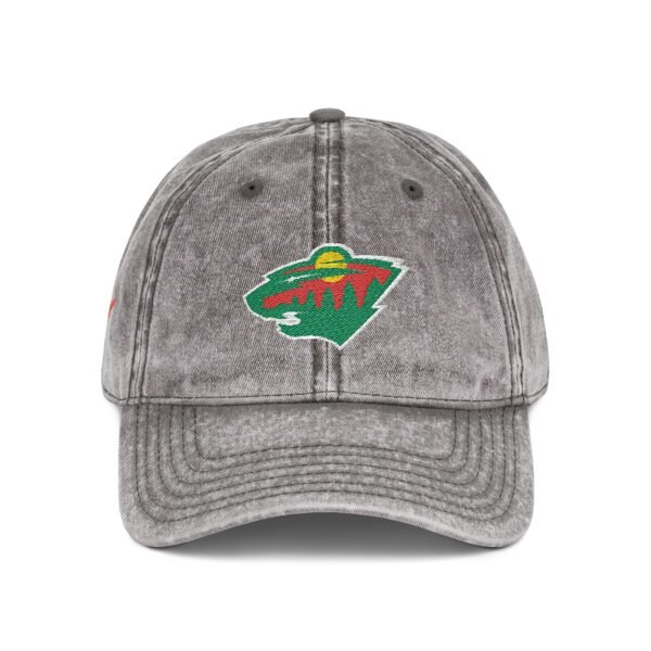 Minnesota Wild Embroidered Logo on Vintage Cap