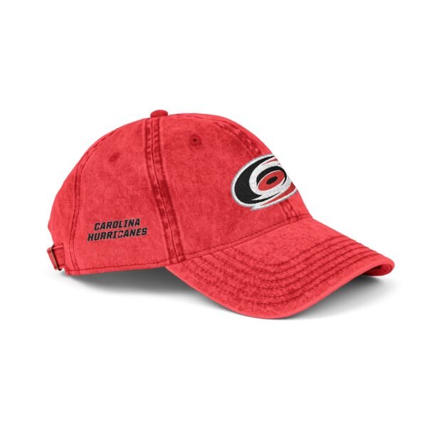 Carolina Hurricanes Embroidered Logo on Vintage Cap - Image 18