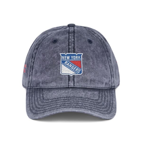 New York Rangers Embroidered Logo on Vintage Cap - Image 16
