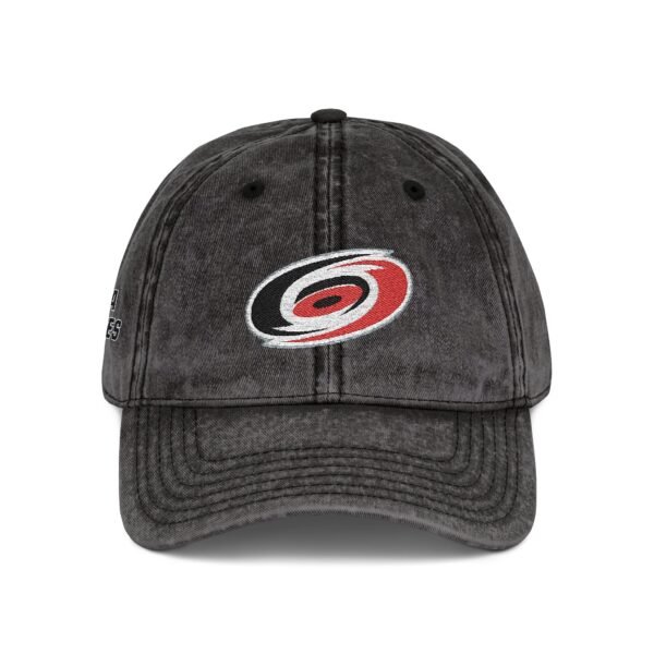 Carolina Hurricanes Embroidered Logo on Vintage Cap - Image 12