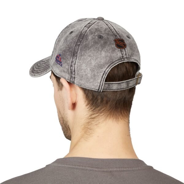 Columbus Blue Jackets Embroidered Logo on Vintage Cap - Image 6