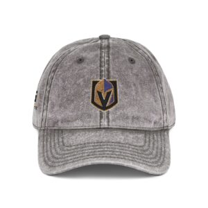 Vegas Golden Knights Embroidered Logo on Vintage Cap