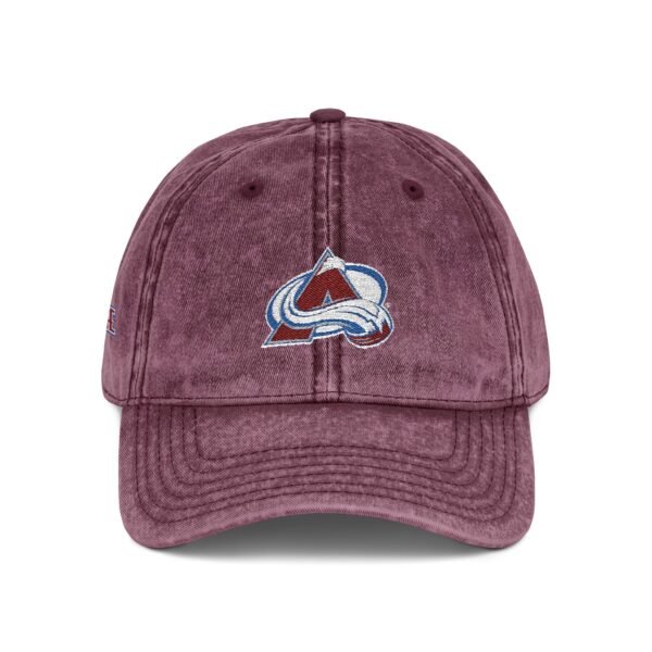 Colorado Avalanche Embroidered Logo on Vintage Cap - Image 20