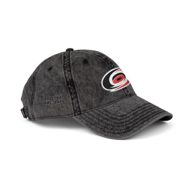 Carolina Hurricanes Embroidered Logo on Vintage Cap - Image 14
