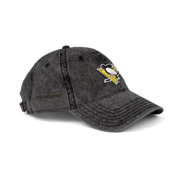 Pittsburgh Penguins Embroidered Logo on Vintage Cap - Image 14