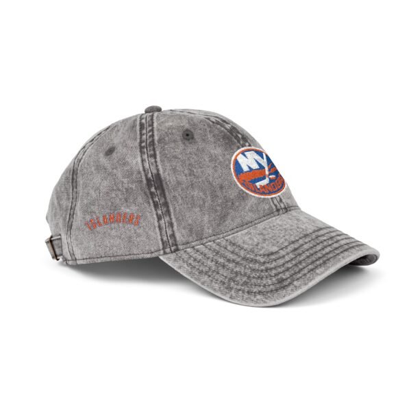 New York Islanders Embroidered Logo on Vintage Cap - Image 3