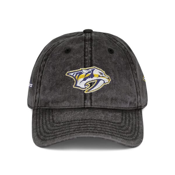 Nashville Predators Embroidered Logo on Vintage Cap - Image 16
