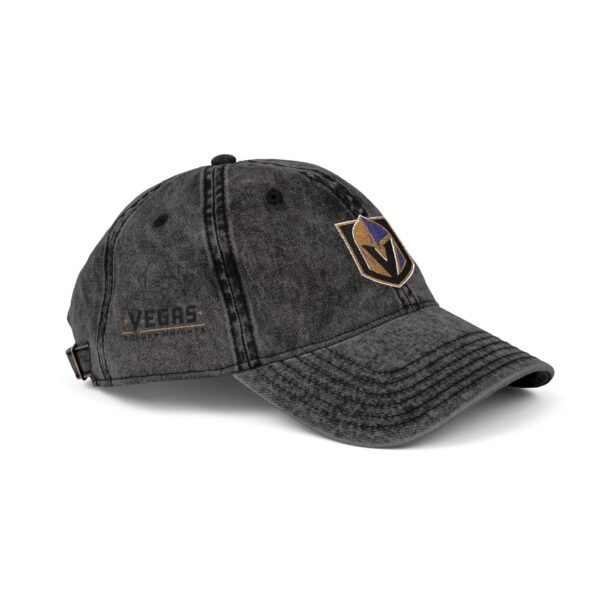 Vegas Golden Knights Embroidered Logo on Vintage Cap - Image 14