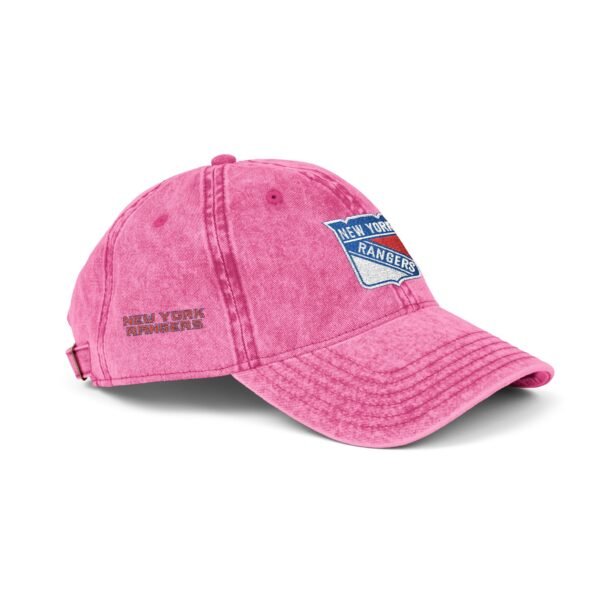 New York Rangers Embroidered Logo on Vintage Cap - Image 10