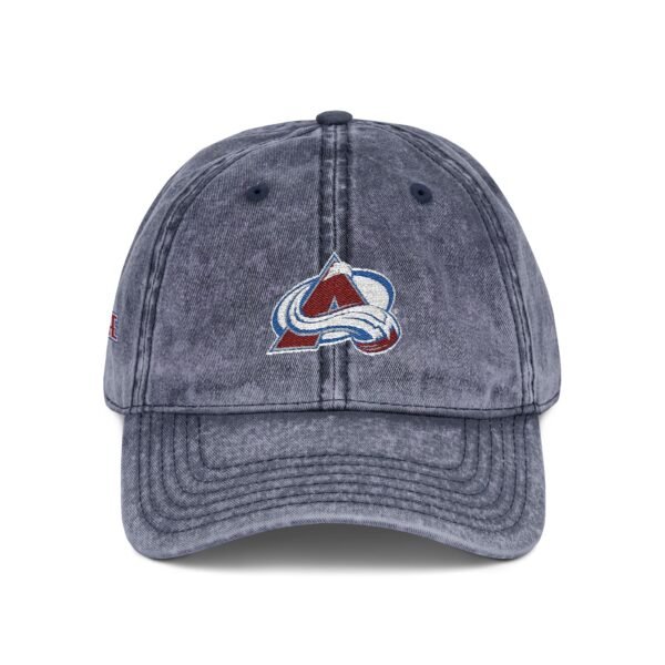 Colorado Avalanche Embroidered Logo on Vintage Cap - Image 16