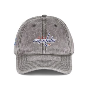 Washington Capitals Embroidered Logo on Vintage Cap