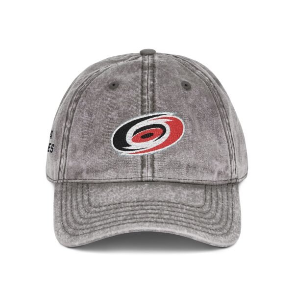 Carolina Hurricanes Embroidered Logo on Vintage Cap