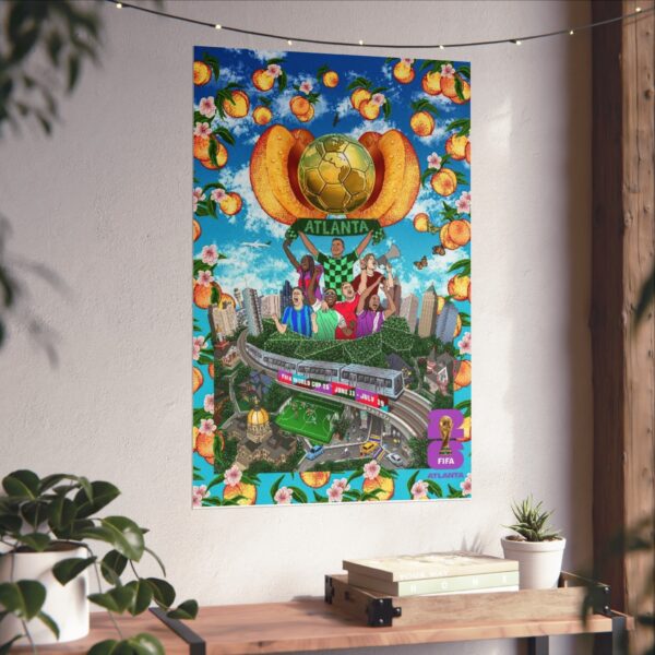 2026 World Cup Atlanta Host City Fine Art Poster - Image 3
