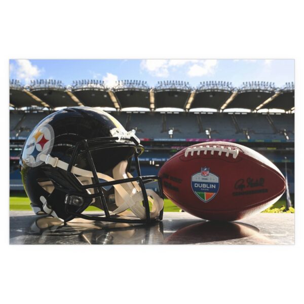 Pittsburgh Steelers at Croke Park Dublin, Ireland Fine Art Posters Indoor and Outdoor Silk Posters - Image 2