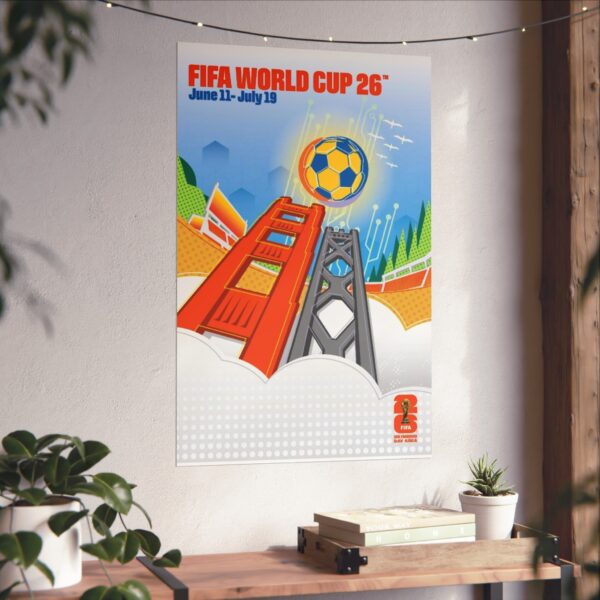 2026 World Cup San Francisco Bay Area Host City Fine Art Poster - Image 3