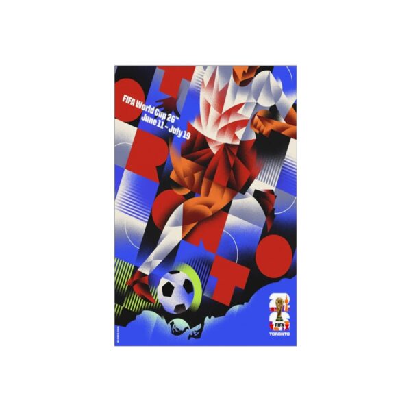 2026 World Cup Toronto Host City Fine Art Poster