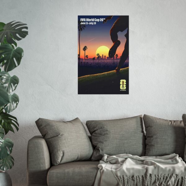 2026 World Cup Los Angeles Host City Fine Art Poster - Image 2