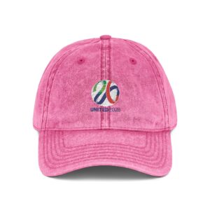 FIFA World Cup 2026™ Embroidered Logo on Vintage Cap