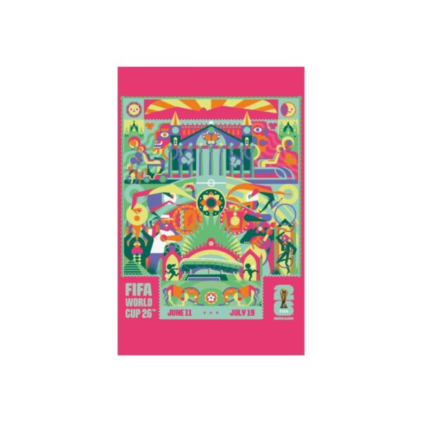 2026 World Cup Guadalajara Host City Fine Art Poster