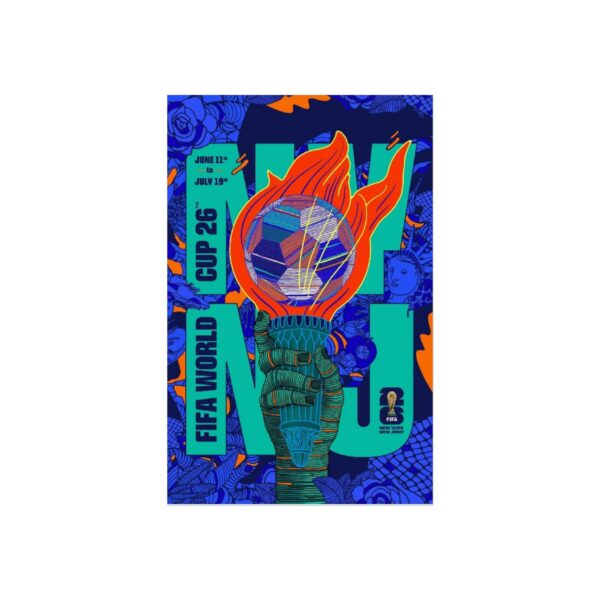 2026 World Cup New York New Jersey Host City Fine Art Poster