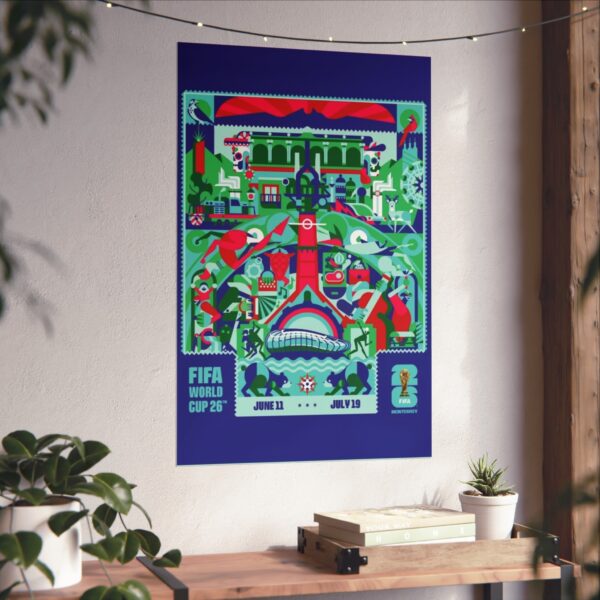 2026 World Cup Monterrey Host City Fine Art Poster - Image 3