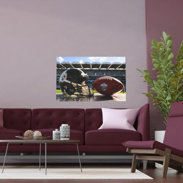 Pittsburgh Steelers at Croke Park Dublin, Ireland Fine Art Posters Indoor and Outdoor Silk Posters - Image 3