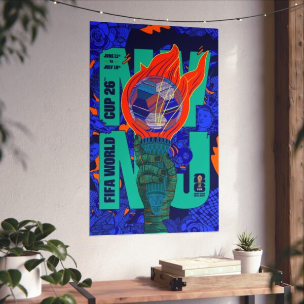 2026 World Cup New York New Jersey Host City Fine Art Poster - Image 3
