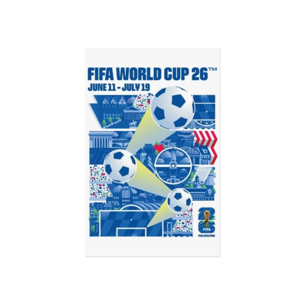 2026 World Cup Philadelphia Host City Fine Art Poster