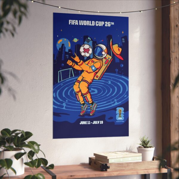 2026 World Cup Houston Host City Fine Art Poster - Image 3