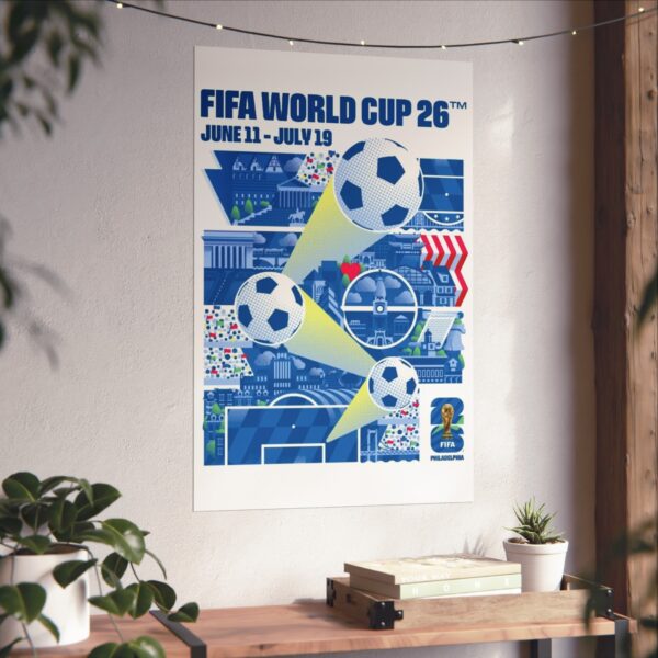 2026 World Cup Philadelphia Host City Fine Art Poster - Image 3