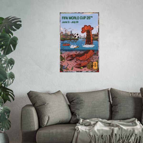 2026 World Cup Boston Host City Fine Art Poster - Image 2