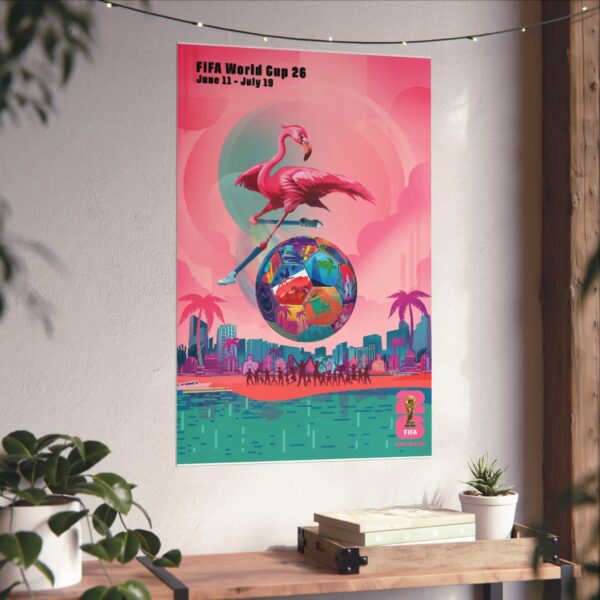 2026 World Cup Miami Host City Fine Art Poster - Image 3
