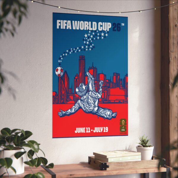 2026 World Cup Dallas Host City Fine Art Poster - Image 3