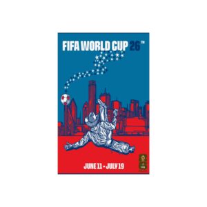 2026 World Cup Dallas Host City Fine Art Poster