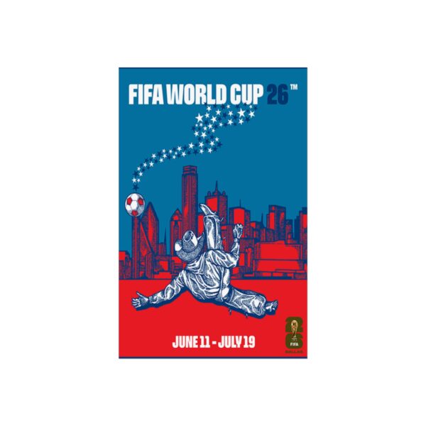 2026 World Cup Dallas Host City Fine Art Poster