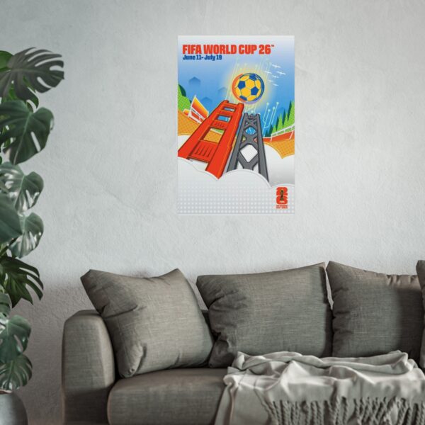 2026 World Cup San Francisco Bay Area Host City Fine Art Poster - Image 2