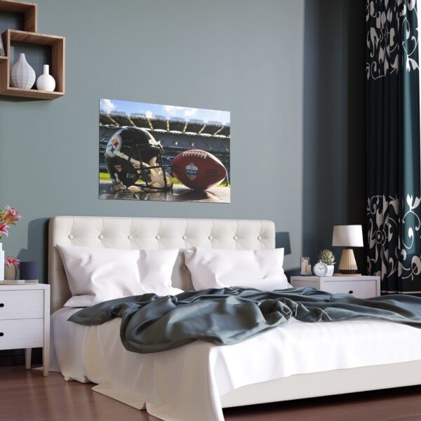 Pittsburgh Steelers at Croke Park Dublin, Ireland Fine Art Posters Indoor and Outdoor Silk Posters