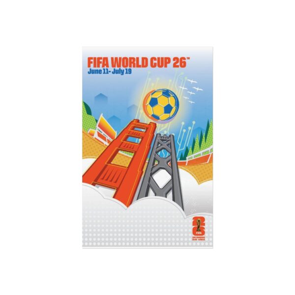 2026 World Cup San Francisco Bay Area Host City Fine Art Poster
