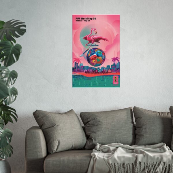 2026 World Cup Miami Host City Fine Art Poster - Image 2