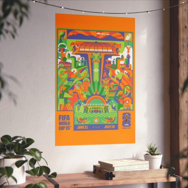 2026 World Cup Mexico City Host City Fine Art Poster - Image 3