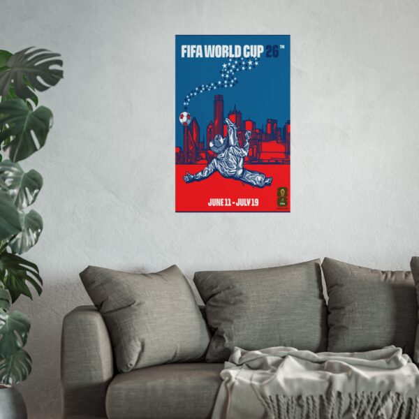 2026 World Cup Dallas Host City Fine Art Poster - Image 2