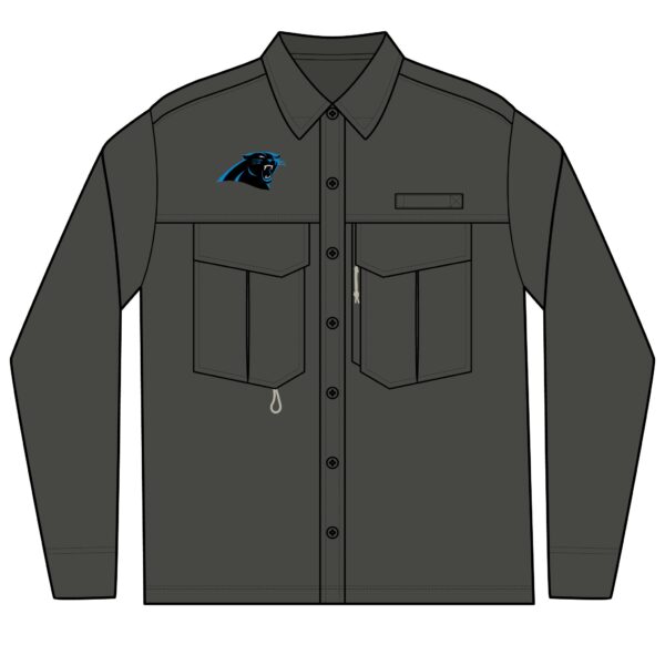 Carolina Panthers Men's Long Sleeve Eddie Bauer Performance Fishing Shirt - Image 2