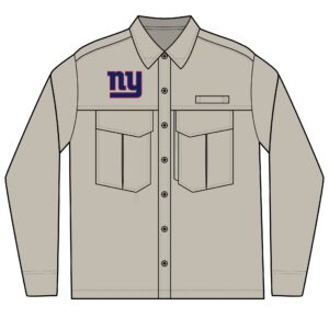 New York Giants Men's Long Sleeve Eddie Bauer Performance Fishing Shirt
