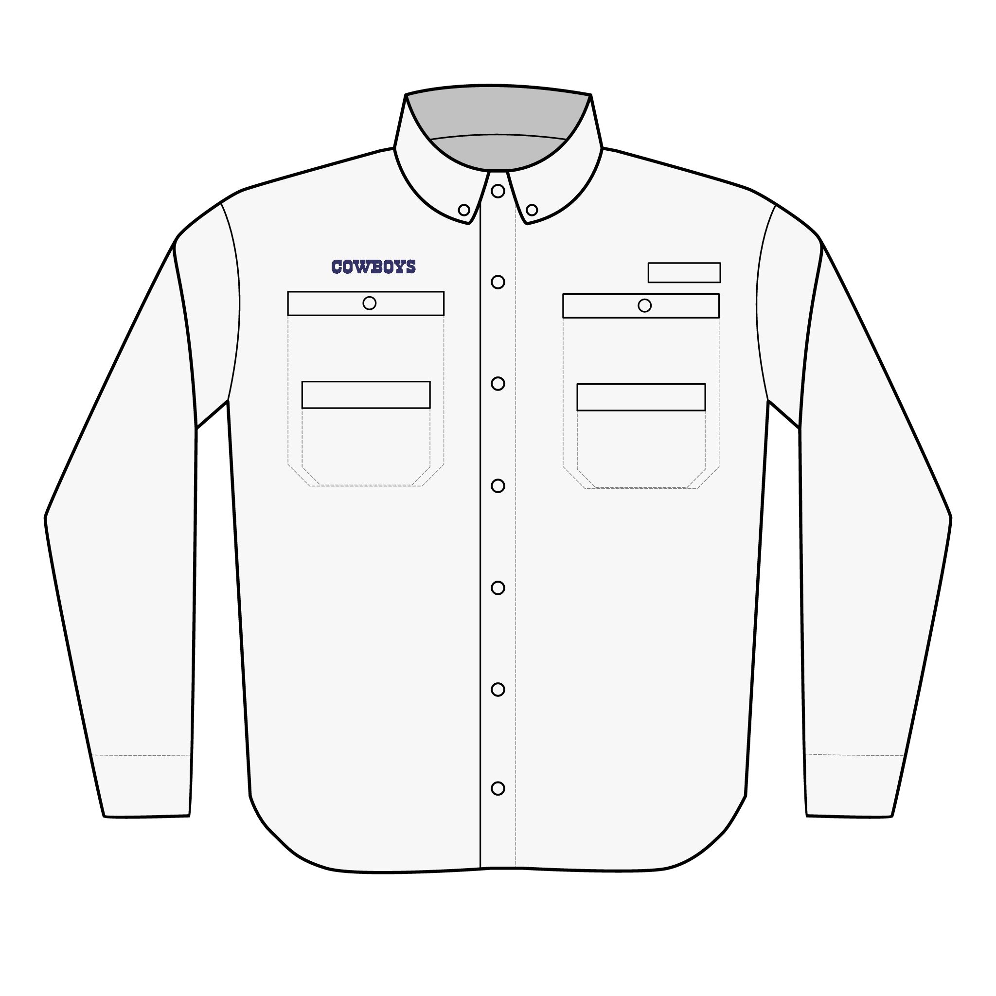 Dallas Cowboys Men's PFG Tamiami™ II Shirt (Embroidery)