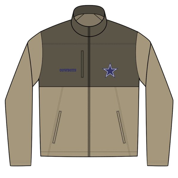 Dallas Cowboys Unisex Realtree® Atlas Colorblock Soft Shell (Embroidery) - Image 2